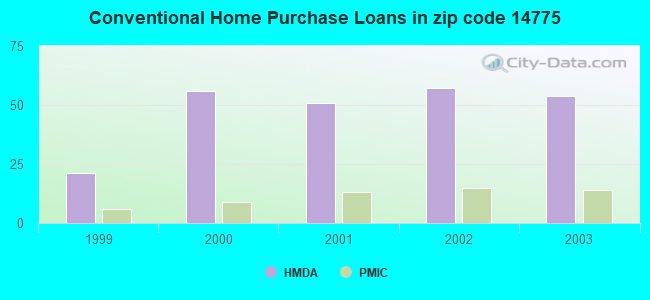 Conventional Home Purchase Loans in zip code 14775