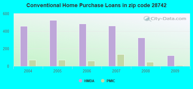 Conventional Home Purchase Loans in zip code 28742