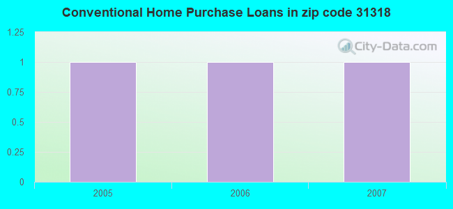 Conventional Home Purchase Loans in zip code 31318