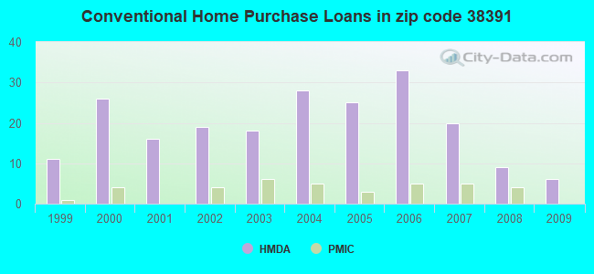Conventional Home Purchase Loans in zip code 38391