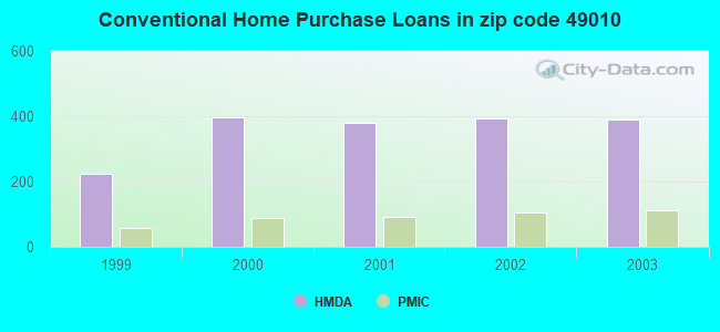 Conventional Home Purchase Loans in zip code 49010