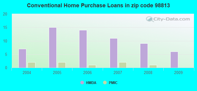 Conventional Home Purchase Loans in zip code 98813