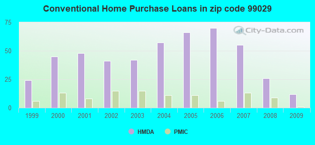 Conventional Home Purchase Loans in zip code 99029