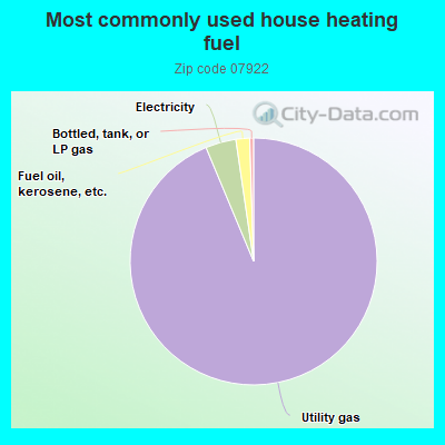 Most commonly used house heating fuel