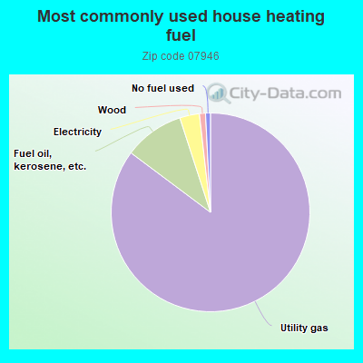 Most commonly used house heating fuel