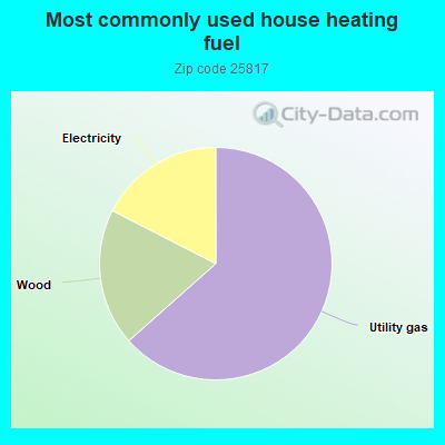 Most commonly used house heating fuel