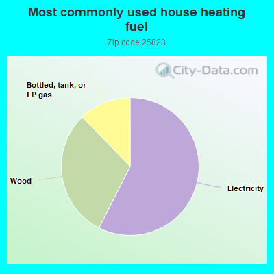 Most commonly used house heating fuel