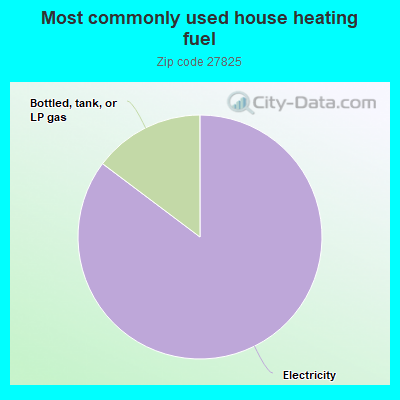 Most commonly used house heating fuel