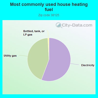 Most commonly used house heating fuel