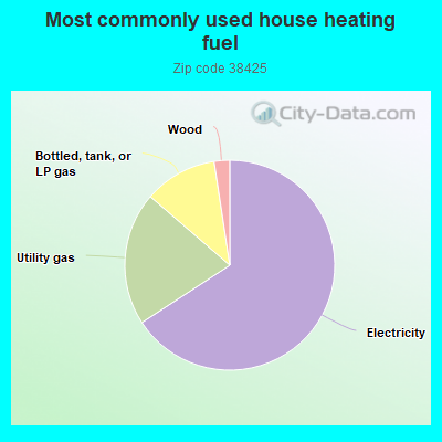 Most commonly used house heating fuel