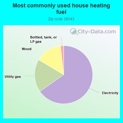 Most commonly used house heating fuel