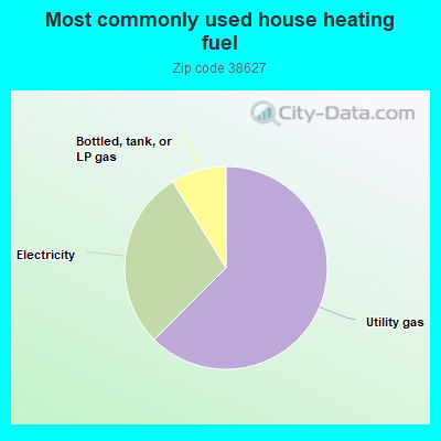 Most commonly used house heating fuel