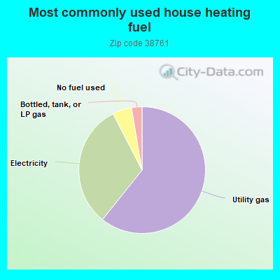 Most commonly used house heating fuel