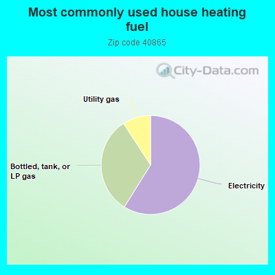 Most commonly used house heating fuel