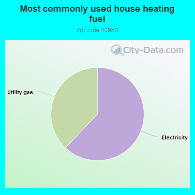 Most commonly used house heating fuel