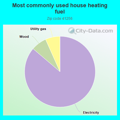 Most commonly used house heating fuel