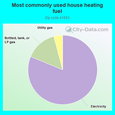 Most commonly used house heating fuel