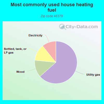 Most commonly used house heating fuel