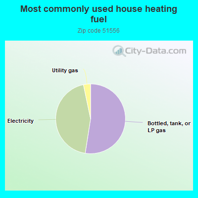 Most commonly used house heating fuel