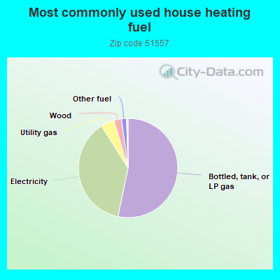 Most commonly used house heating fuel