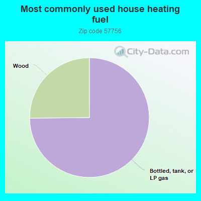 Most commonly used house heating fuel