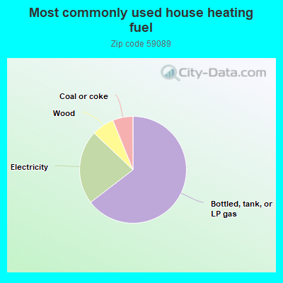 Most commonly used house heating fuel