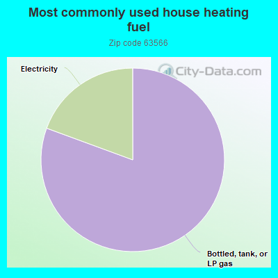 Most commonly used house heating fuel