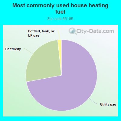 Most commonly used house heating fuel