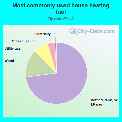 Most commonly used house heating fuel