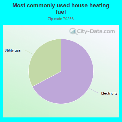 Most commonly used house heating fuel