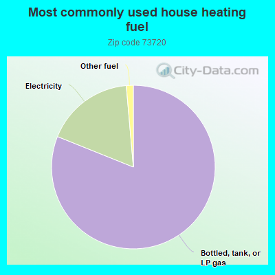 Most commonly used house heating fuel