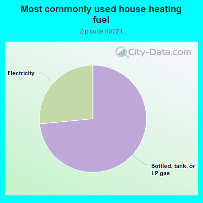 Most commonly used house heating fuel