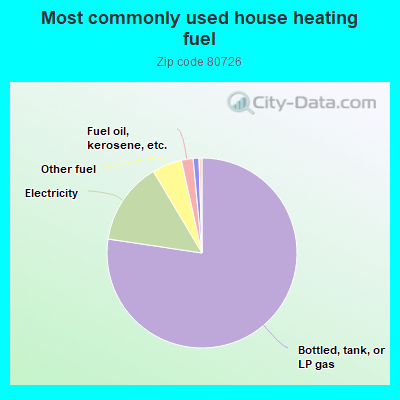 Most commonly used house heating fuel