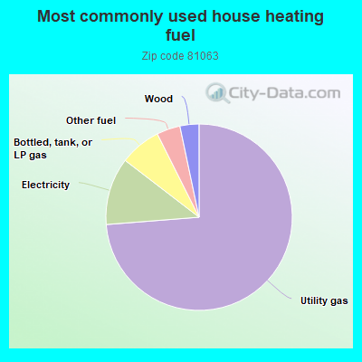 Most commonly used house heating fuel