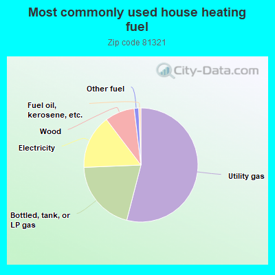 Most commonly used house heating fuel