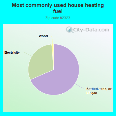 Most commonly used house heating fuel