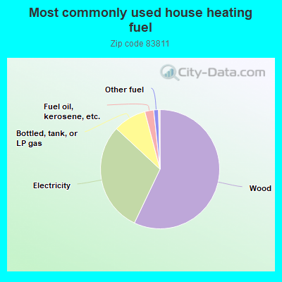 Most commonly used house heating fuel