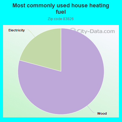 Most commonly used house heating fuel