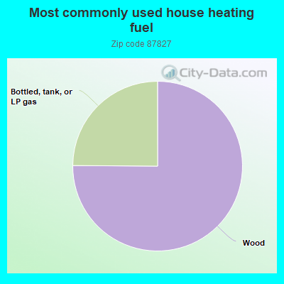 Most commonly used house heating fuel