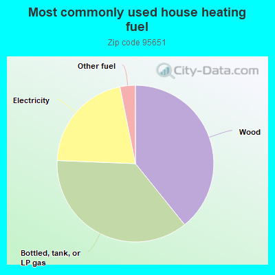 Most commonly used house heating fuel