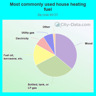 Most commonly used house heating fuel