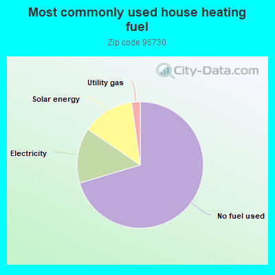 Most commonly used house heating fuel