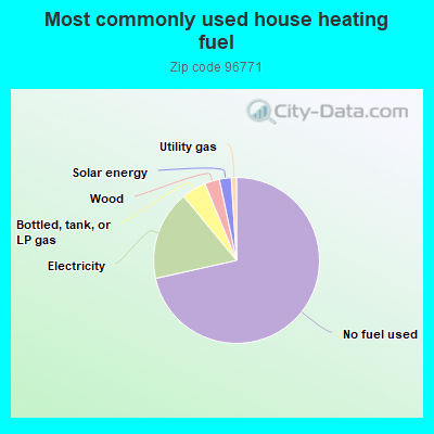 Most commonly used house heating fuel