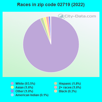 Races in zip code 02719 (2022)