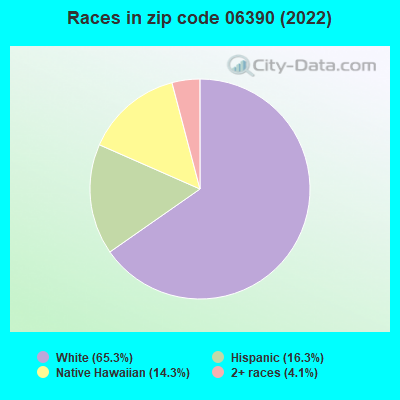 Races in zip code 06390 (2022)