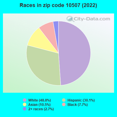 Races in zip code 10507 (2022)