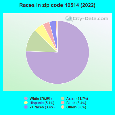 Races in zip code 10514 (2022)