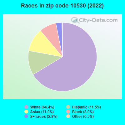 Races in zip code 10530 (2022)