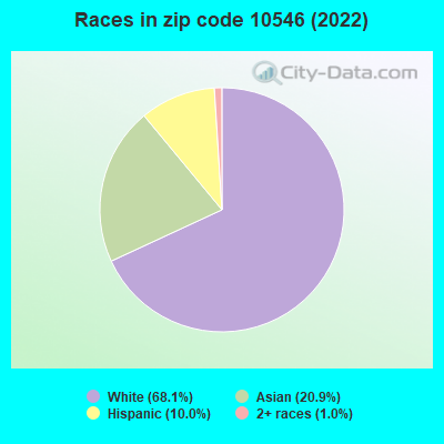 Races in zip code 10546 (2022)