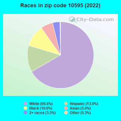 Races in zip code 10595 (2022)